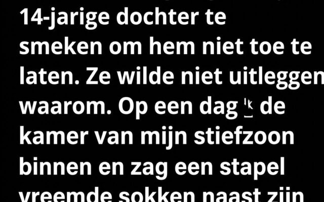 Mijn dochter wilde niet dat haar stiefbroer dit weekend kwam — de reden verraste me