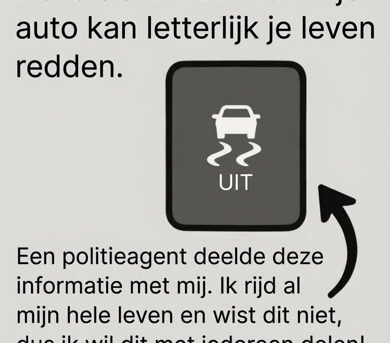 Deze SCHAKELAAR in je auto kan letterlijk je leven rood maken: dit is wat de ESP/Traction Control-knop echt doet!