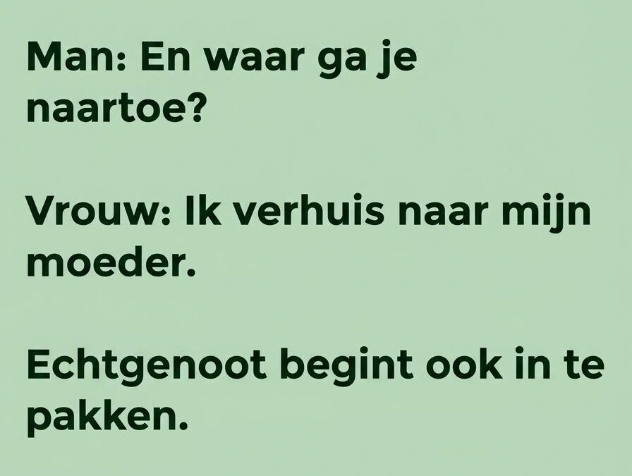 4 Hilarische Grappen Over Echtgenoten, Kinderen en Slimme Ouders!