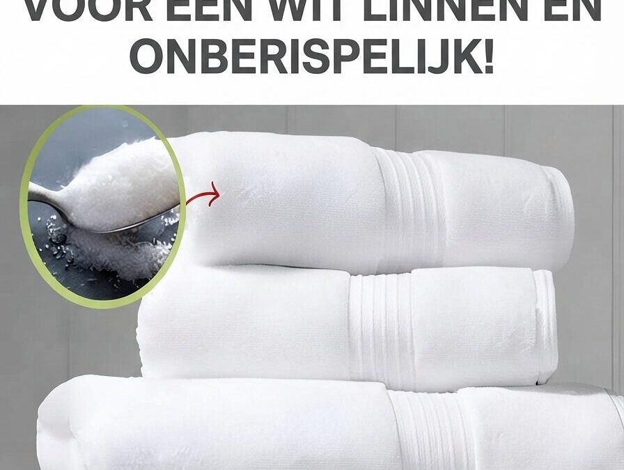Ontdek Deze Slimme Wastruc: Met Eén Lepel Maak Je Je Witte Was Weer Frisser!