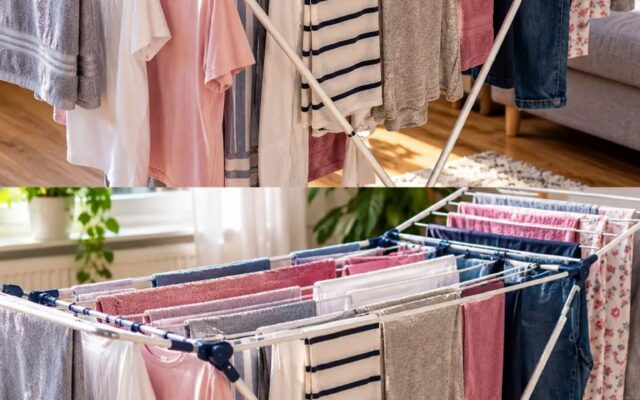 Steeds meer mensen drogen hun was volgens de Japanse methode: geen wonder, want zo droogt kleding twee keer zo snel
